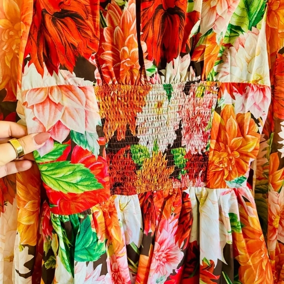 Touch of Elegance Floral Dress Size Small - Picture 7 of 9